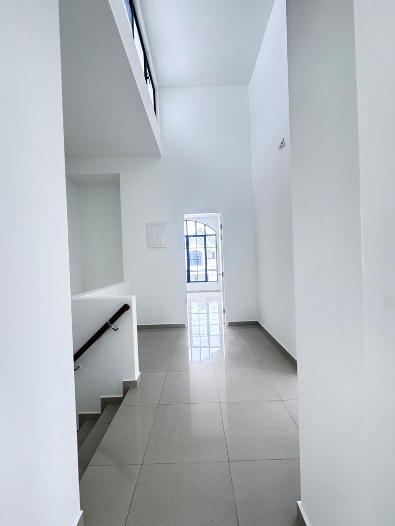 Bright upstairs landing in the brand-new corner home
